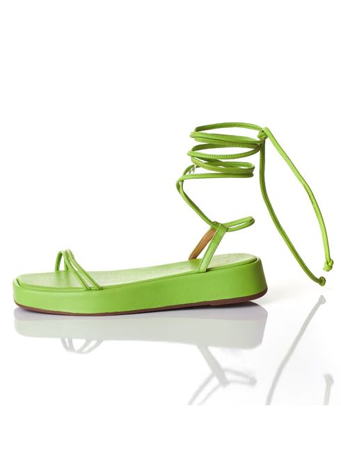 Rasteira Verde Ana