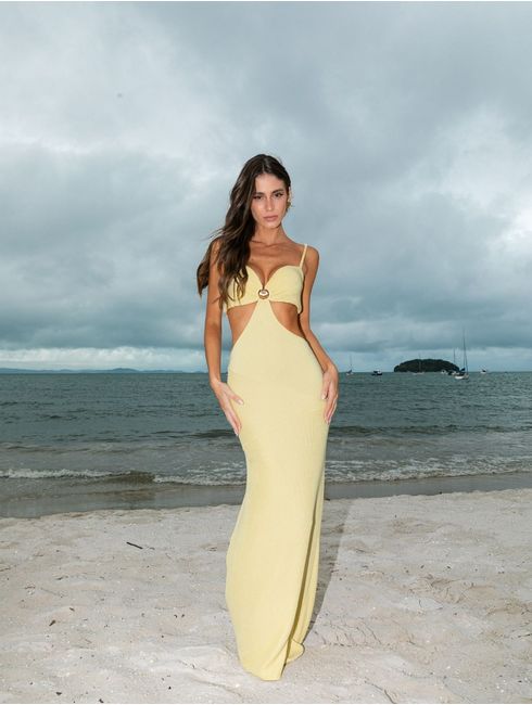 Vestido Amarelo Lucia