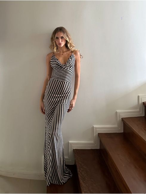 Vestido Listras Sol