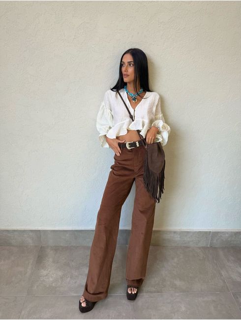 Calça Marrom Mia