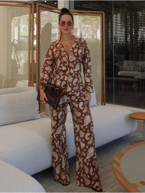 Conjunto Marrom Leticia