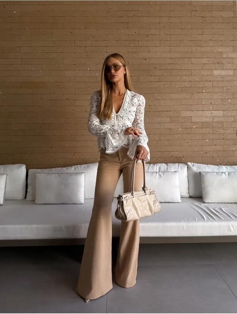 Calça Bege Leo
