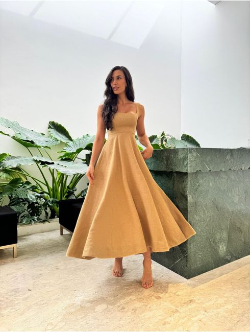 Vestido Bege Anne