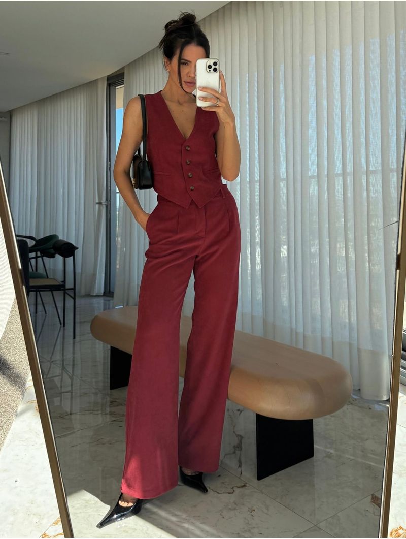Calça Vinho Luma