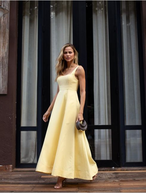 Vestido Amarelo Rafa