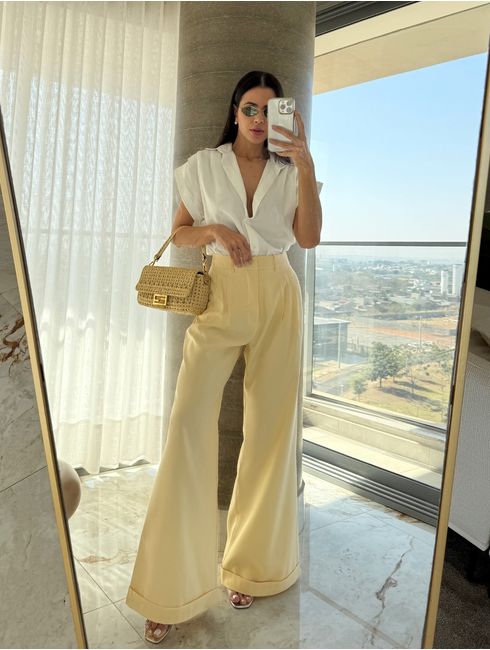 Calça Amarela Rita