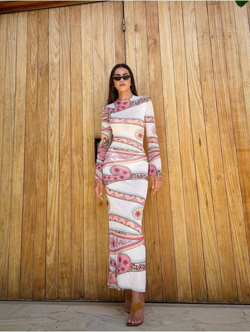 Vestido Estampado Bruna