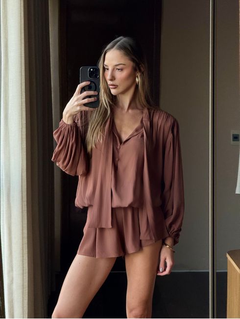 Macaquinho Marrom Lana