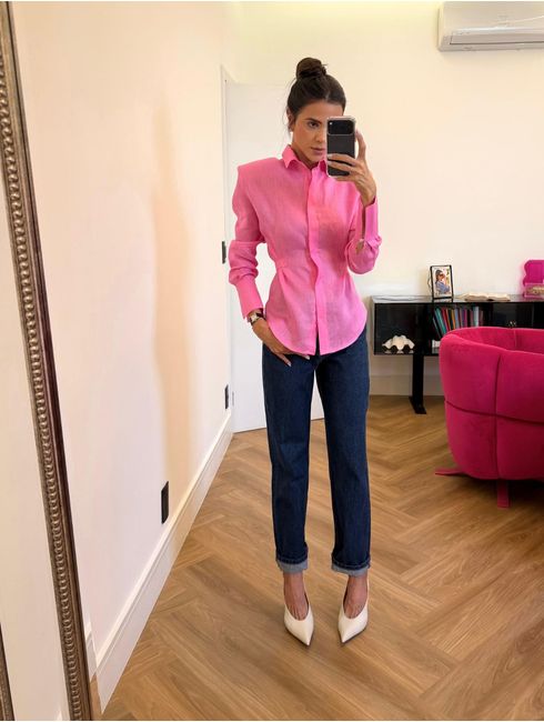 Camisa Rosa Ivana