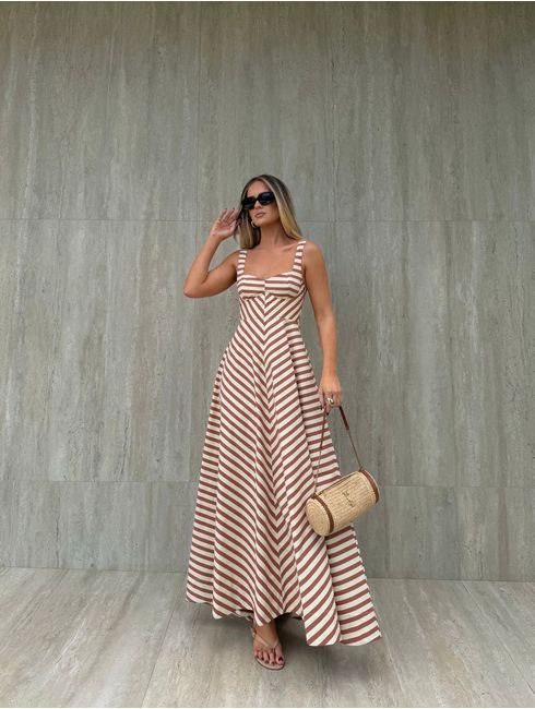 Vestido Listrado Valesca