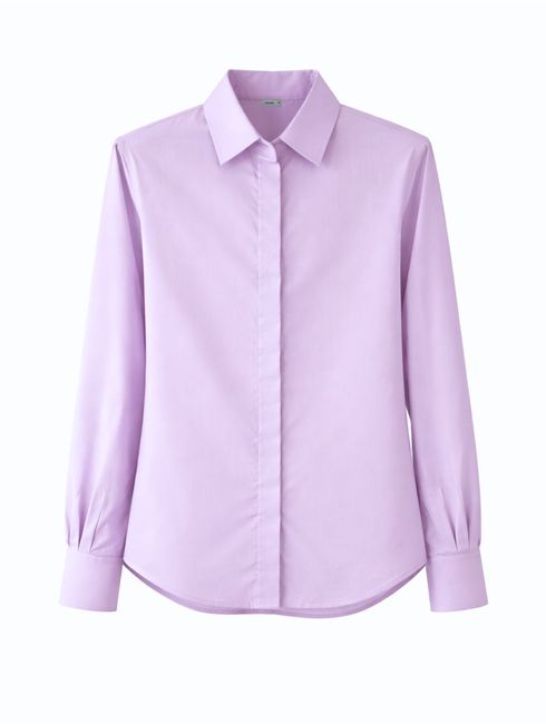Camisa Lilas Flor