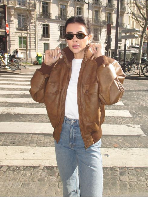 PRÉ VENDA Jaqueta Chocolate Carla