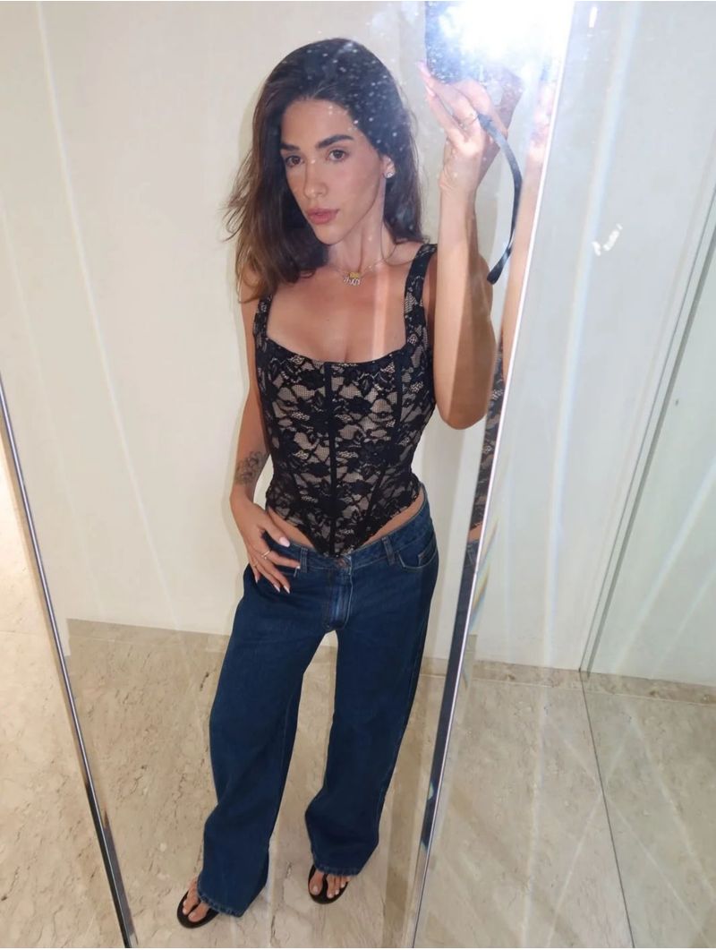 Cropped Preto Telma